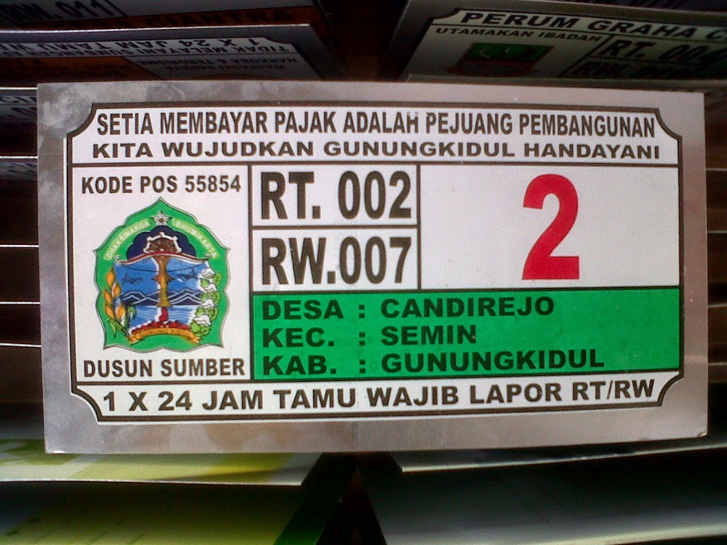 Cetak Nomor Rumah – CETAK NOMOR RUMAH